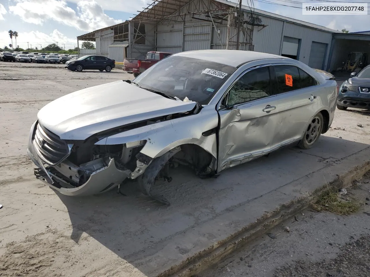 2013 Ford Taurus Sel VIN: 1FAHP2E8XDG207748 Lot: 67362064