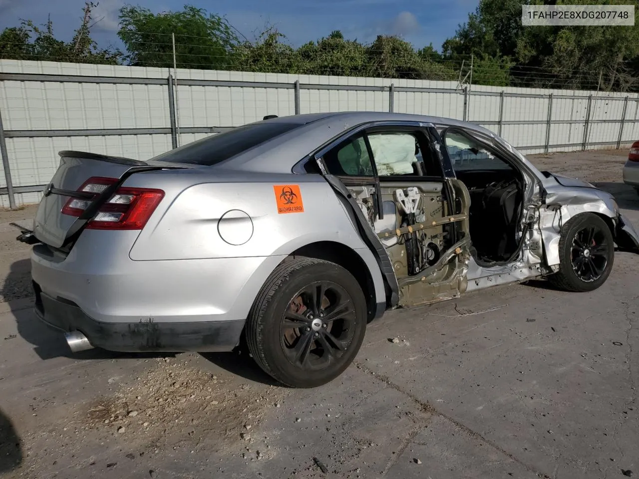 2013 Ford Taurus Sel VIN: 1FAHP2E8XDG207748 Lot: 67362064