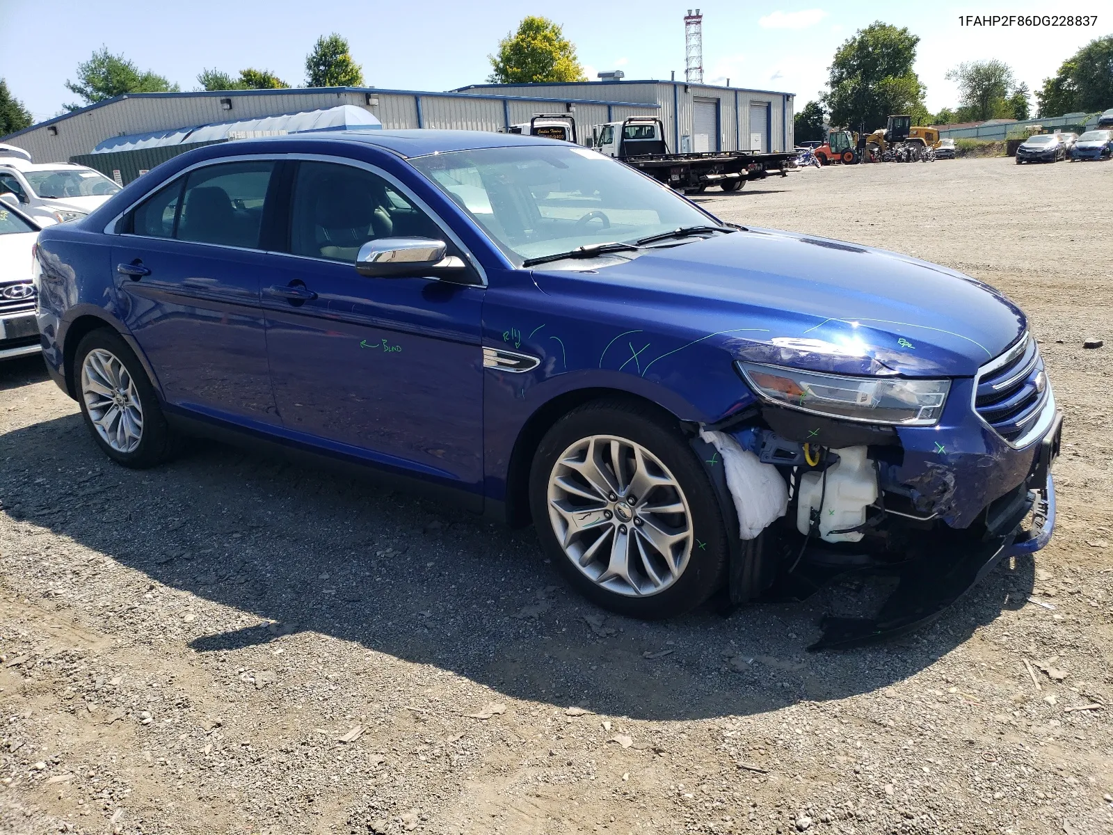 2013 Ford Taurus Limited VIN: 1FAHP2F86DG228837 Lot: 68496234