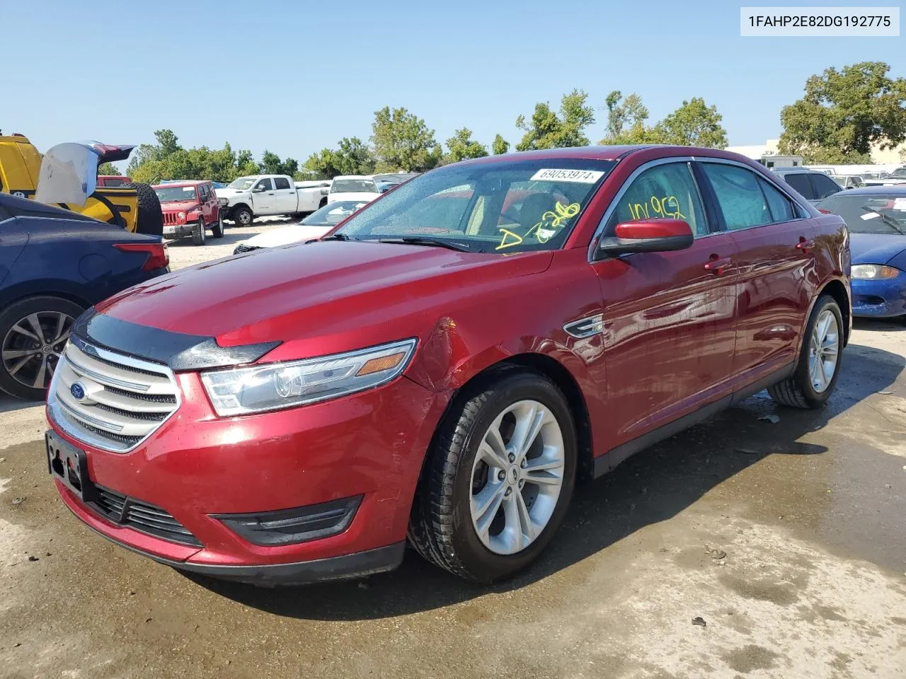 2013 Ford Taurus Sel VIN: 1FAHP2E82DG192775 Lot: 69053974