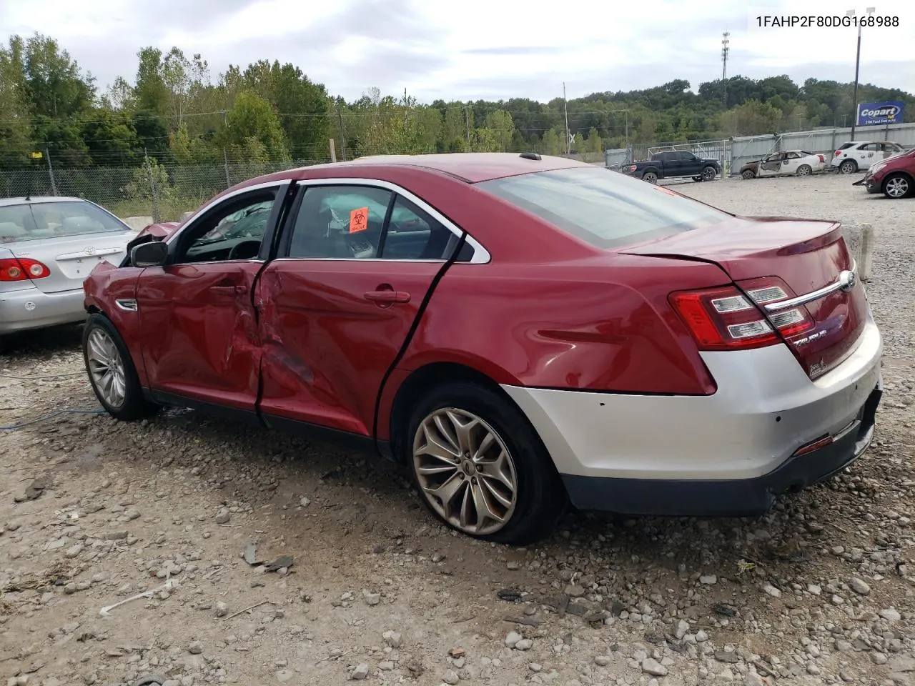 2013 Ford Taurus Limited VIN: 1FAHP2F80DG168988 Lot: 69840004