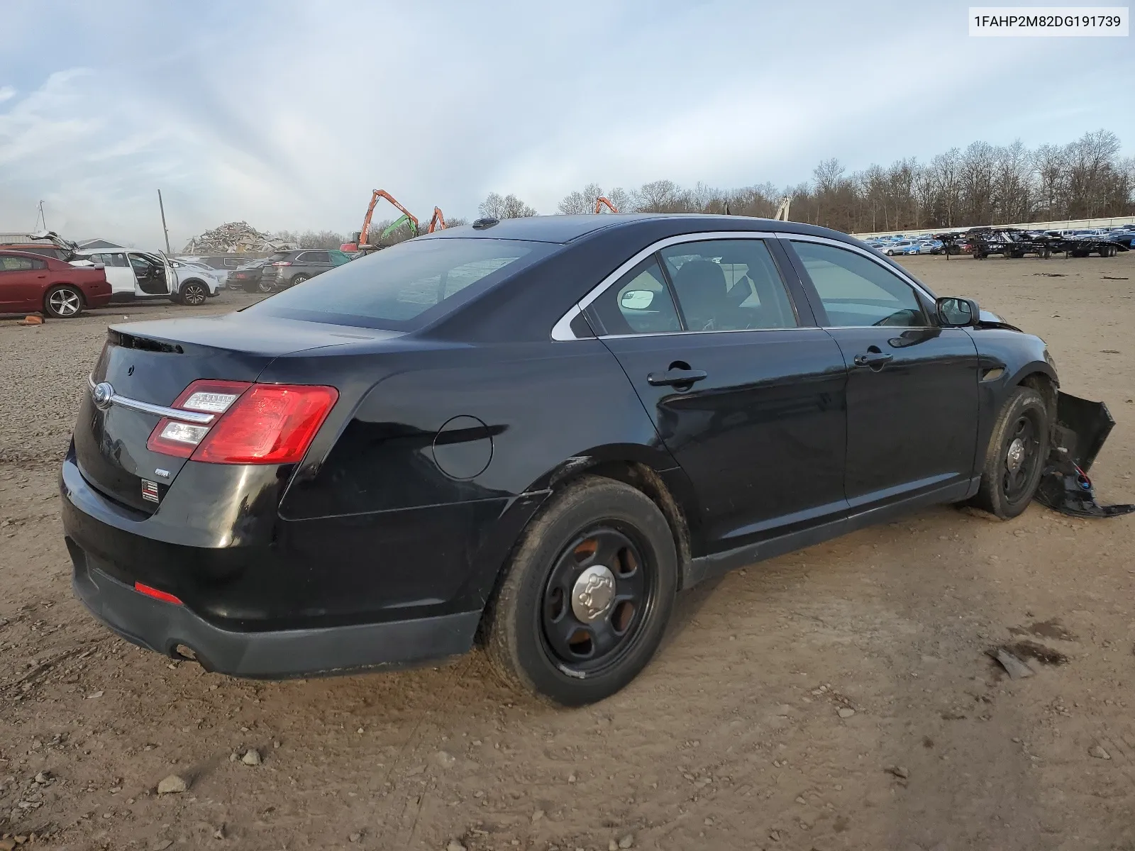 2013 Ford Taurus Police Interceptor VIN: 1FAHP2M82DG191739 Lot: 80729253