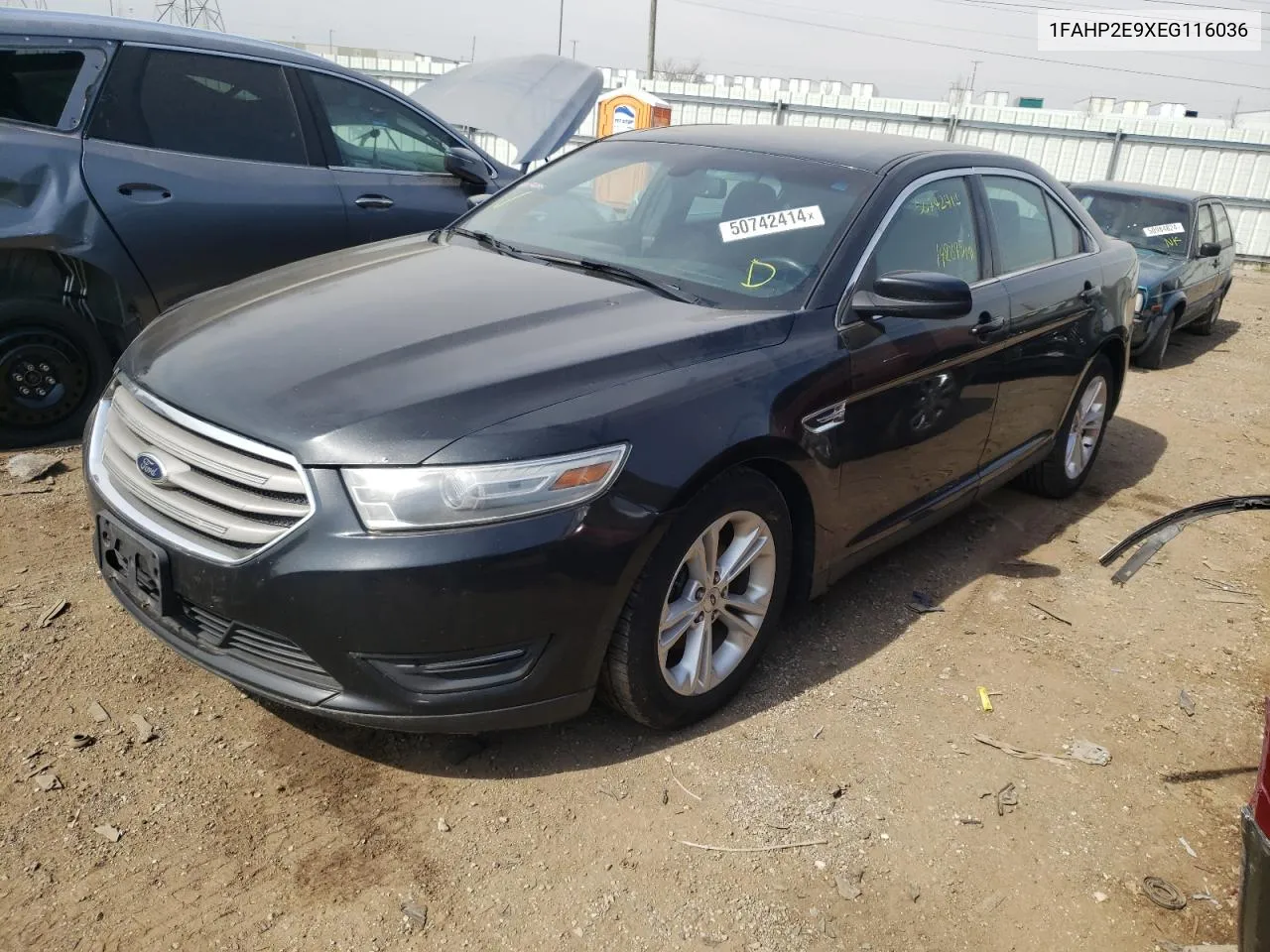 2014 Ford Taurus Sel VIN: 1FAHP2E9XEG116036 Lot: 50742414