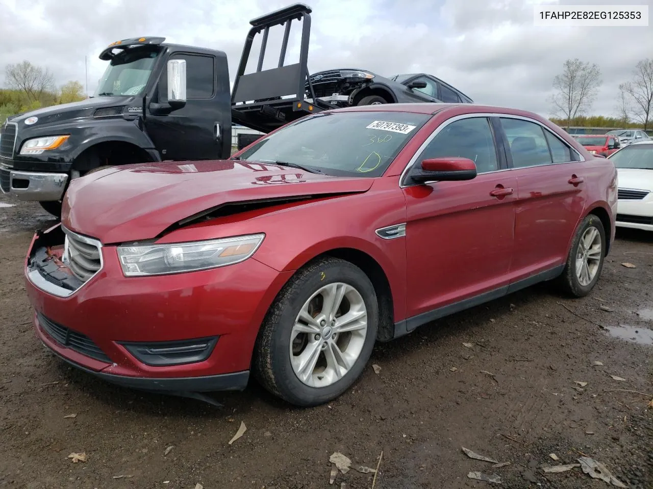 2014 Ford Taurus Sel VIN: 1FAHP2E82EG125353 Lot: 50797393