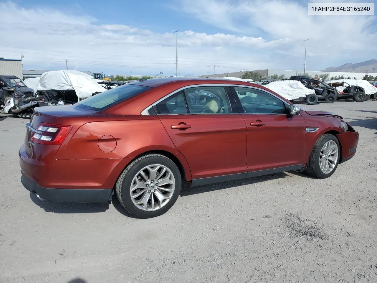 2014 Ford Taurus Limited VIN: 1FAHP2F84EG165240 Lot: 51762064