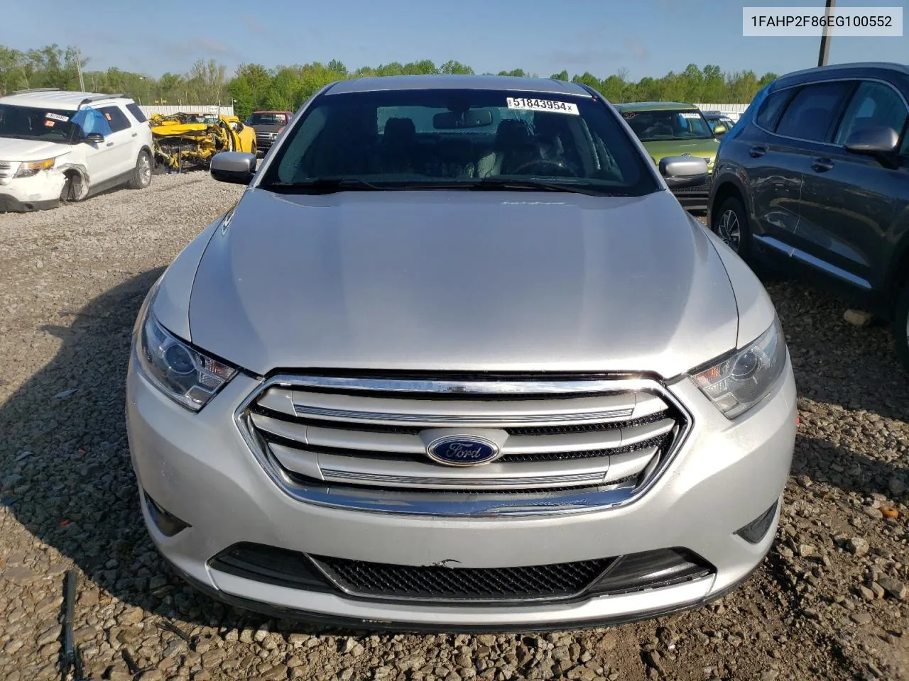 2014 Ford Taurus Limited VIN: 1FAHP2F86EG100552 Lot: 51843954