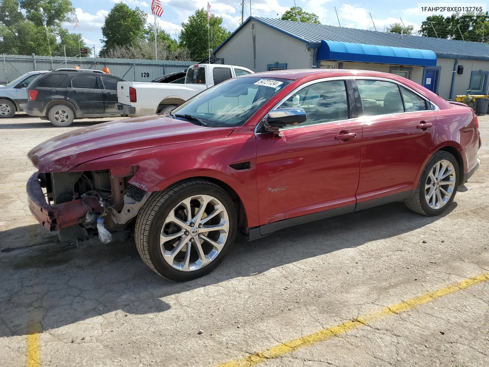 2014 Ford Taurus Limited VIN: 1FAHP2F8XEG137765 Lot: 54721134