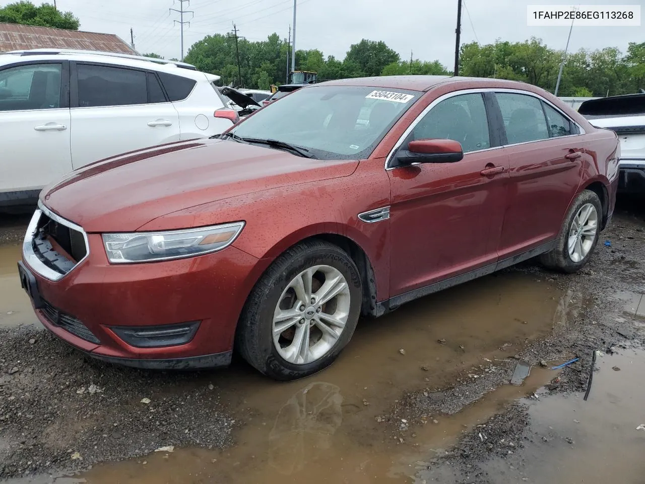 2014 Ford Taurus Sel VIN: 1FAHP2E86EG113268 Lot: 55043104