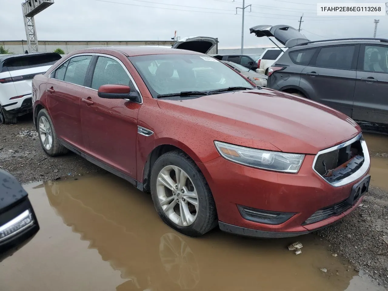 2014 Ford Taurus Sel VIN: 1FAHP2E86EG113268 Lot: 55043104