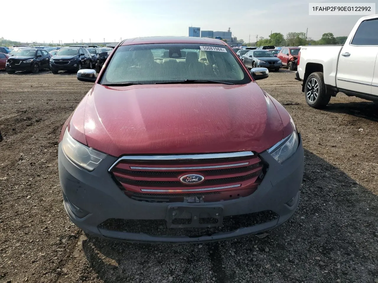 2014 Ford Taurus Limited VIN: 1FAHP2F90EG122992 Lot: 55081984