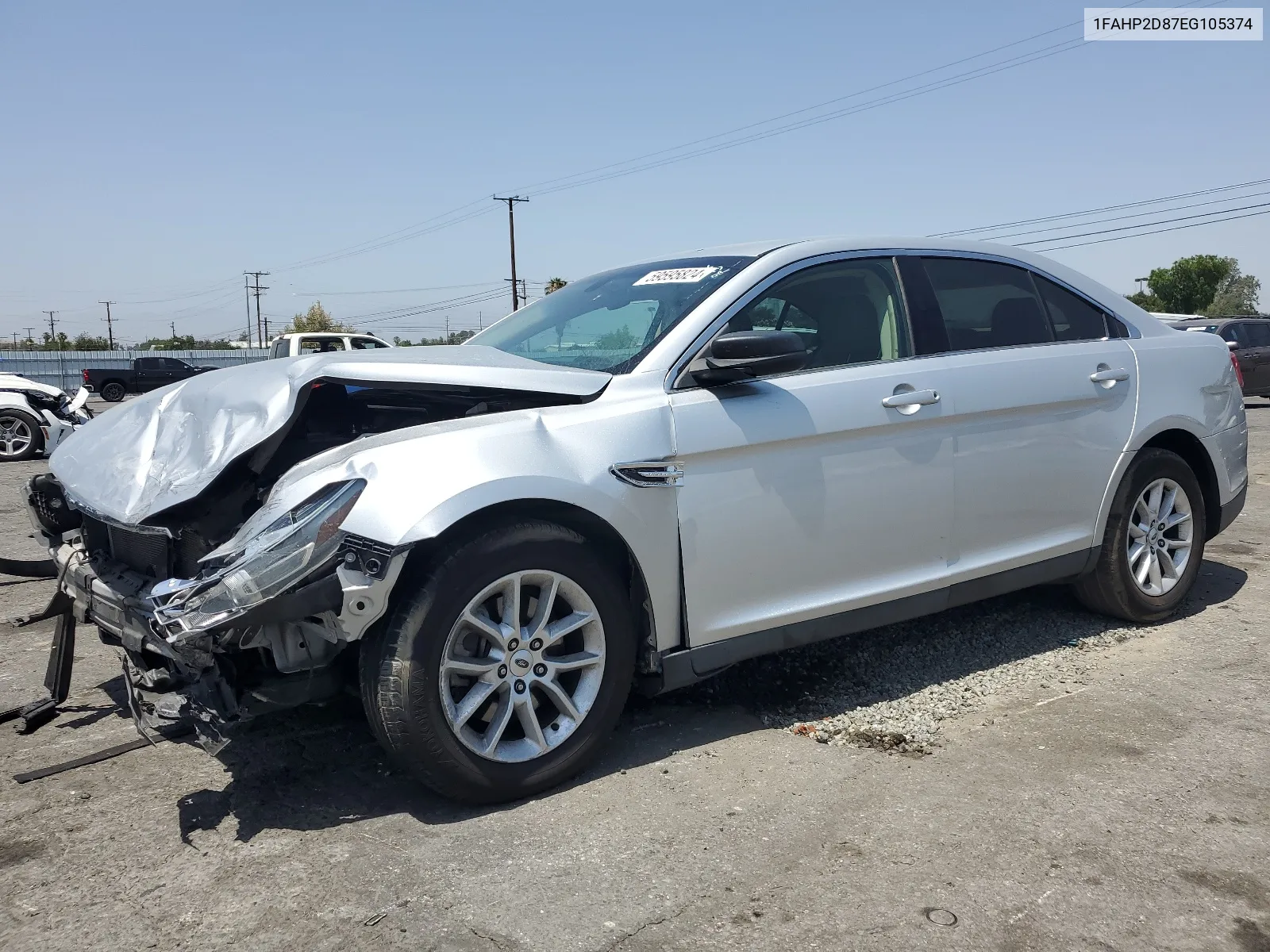 2014 Ford Taurus Se VIN: 1FAHP2D87EG105374 Lot: 59595824