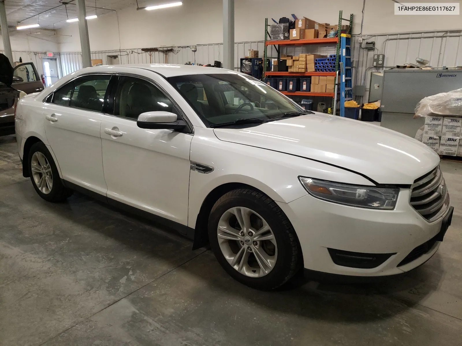 2014 Ford Taurus Sel VIN: 1FAHP2E86EG117627 Lot: 61542444