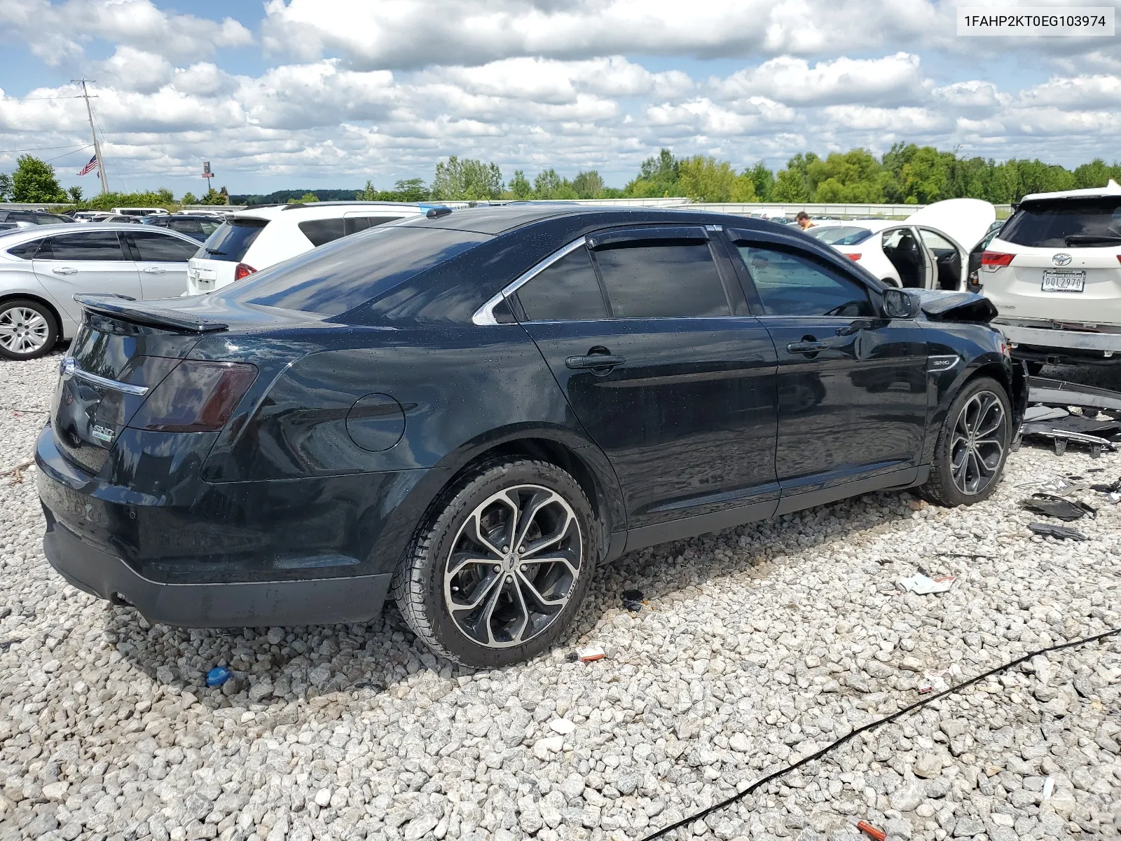 1FAHP2KT0EG103974 2014 Ford Taurus Sho