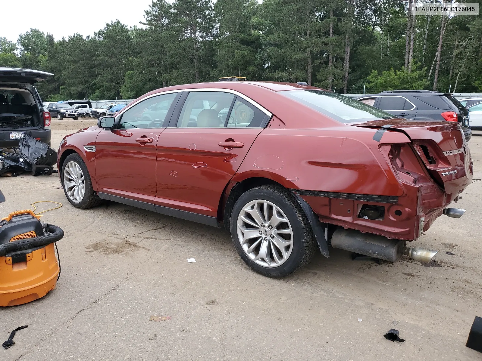 2014 Ford Taurus Limited VIN: 1FAHP2F86EG176045 Lot: 64237194