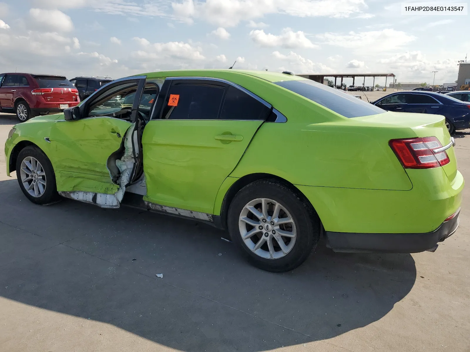 2014 Ford Taurus Se VIN: 1FAHP2D84EG143547 Lot: 64687494