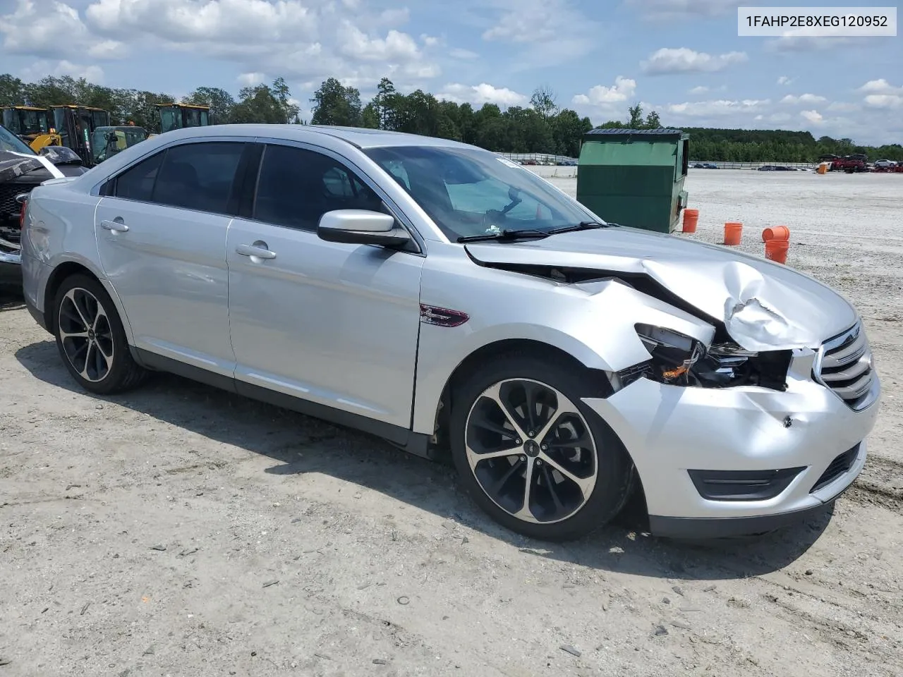 2014 Ford Taurus Sel VIN: 1FAHP2E8XEG120952 Lot: 65521354