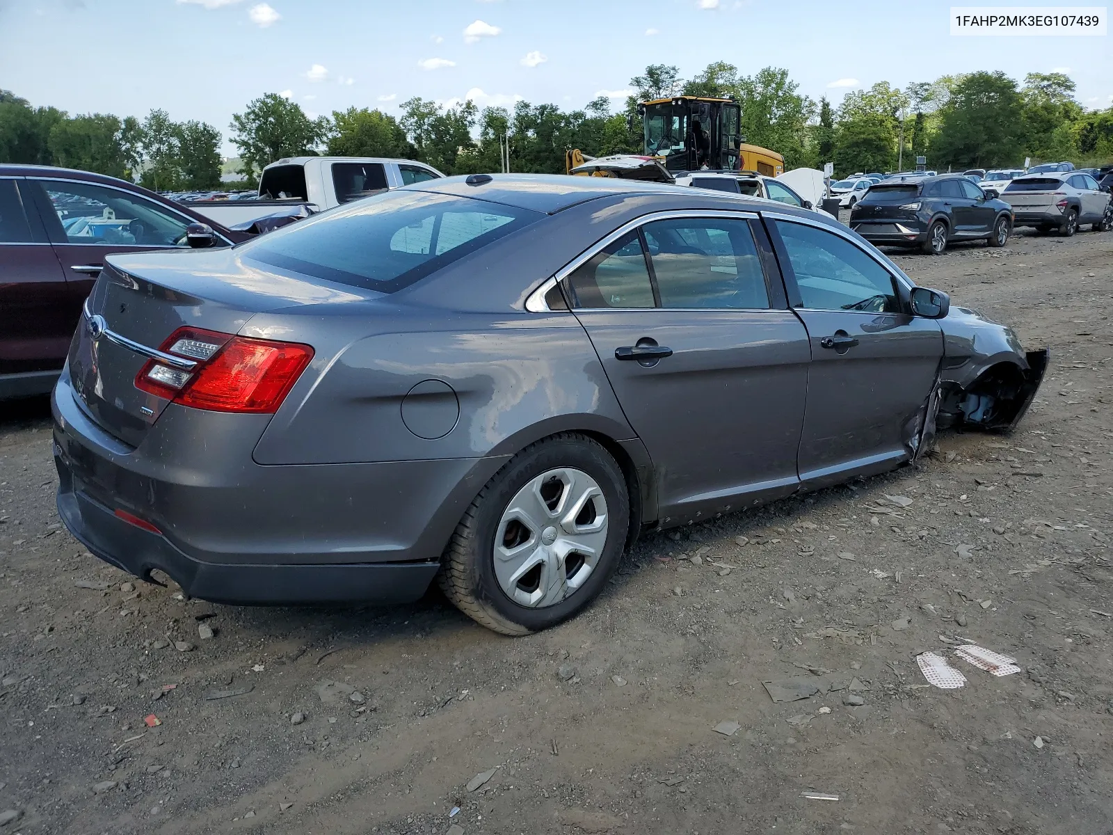 2014 Ford Taurus Police Interceptor VIN: 1FAHP2MK3EG107439 Lot: 66505734