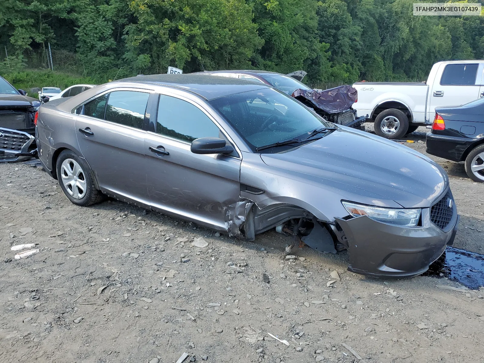 2014 Ford Taurus Police Interceptor VIN: 1FAHP2MK3EG107439 Lot: 66505734