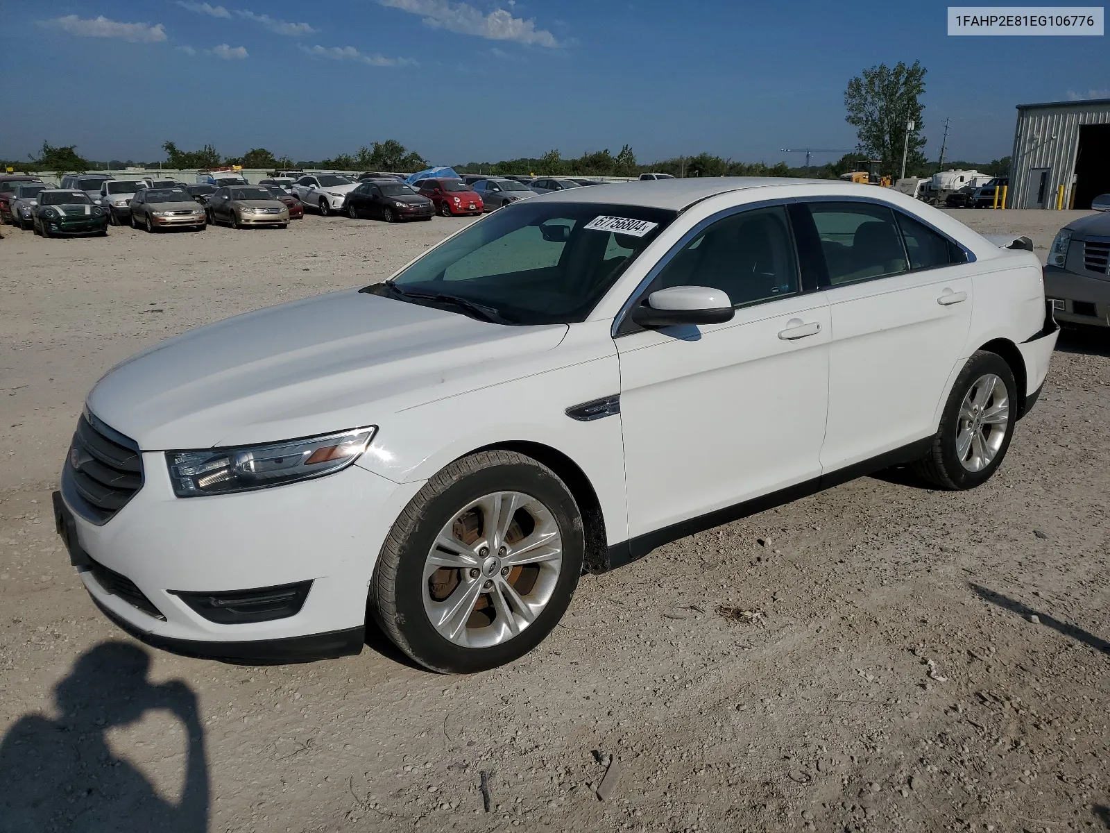 2014 Ford Taurus Sel VIN: 1FAHP2E81EG106776 Lot: 67756804