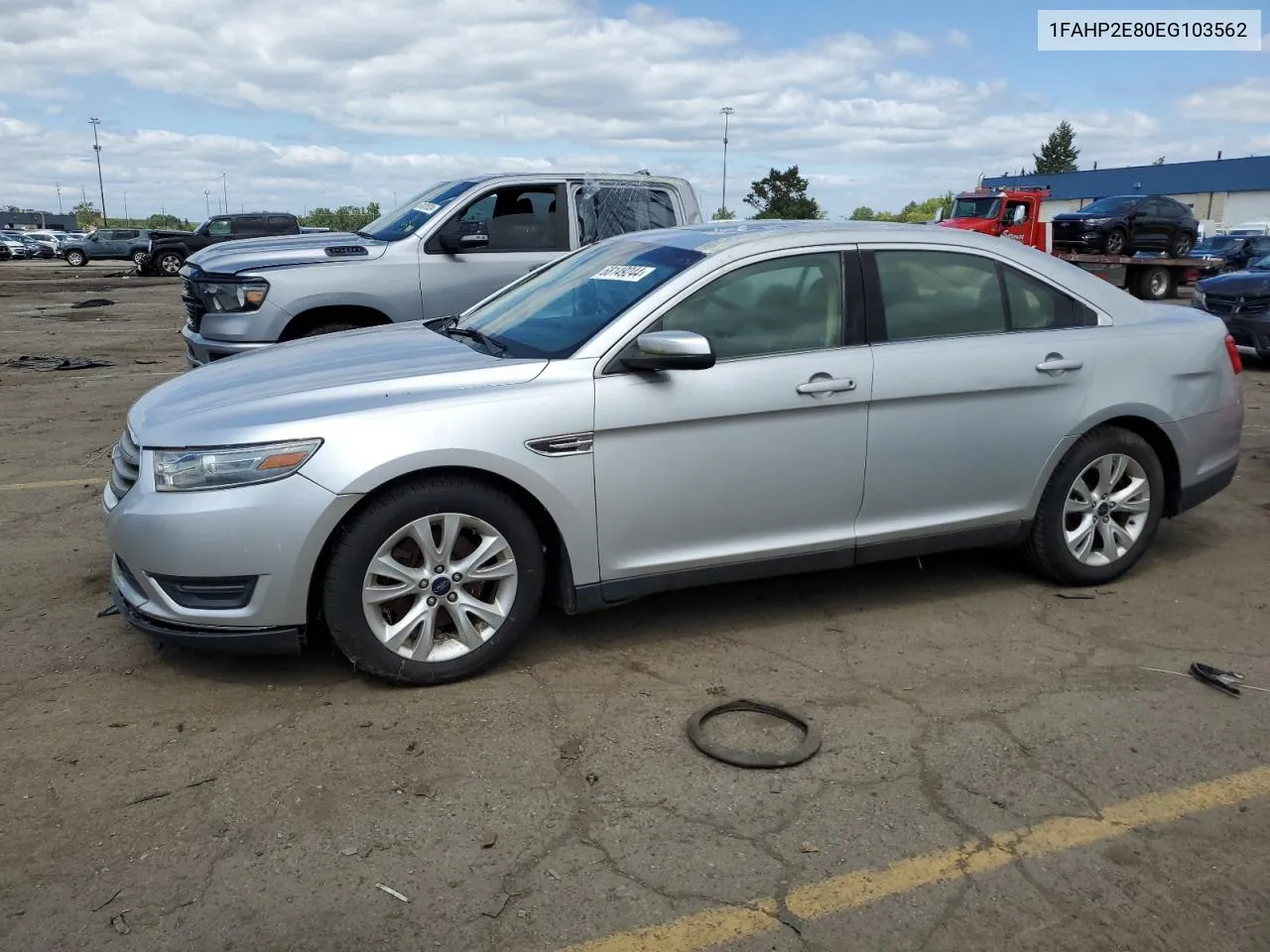 2014 Ford Taurus Sel VIN: 1FAHP2E80EG103562 Lot: 68149244