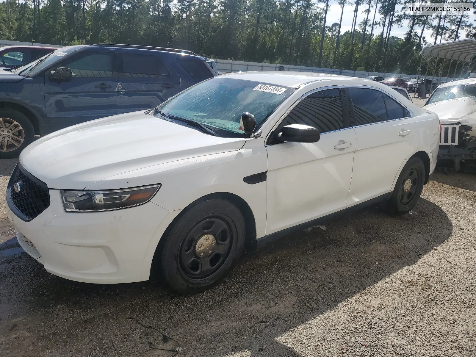 2014 Ford Taurus Police Interceptor VIN: 1FAHP2MK0EG155156 Lot: 68167494