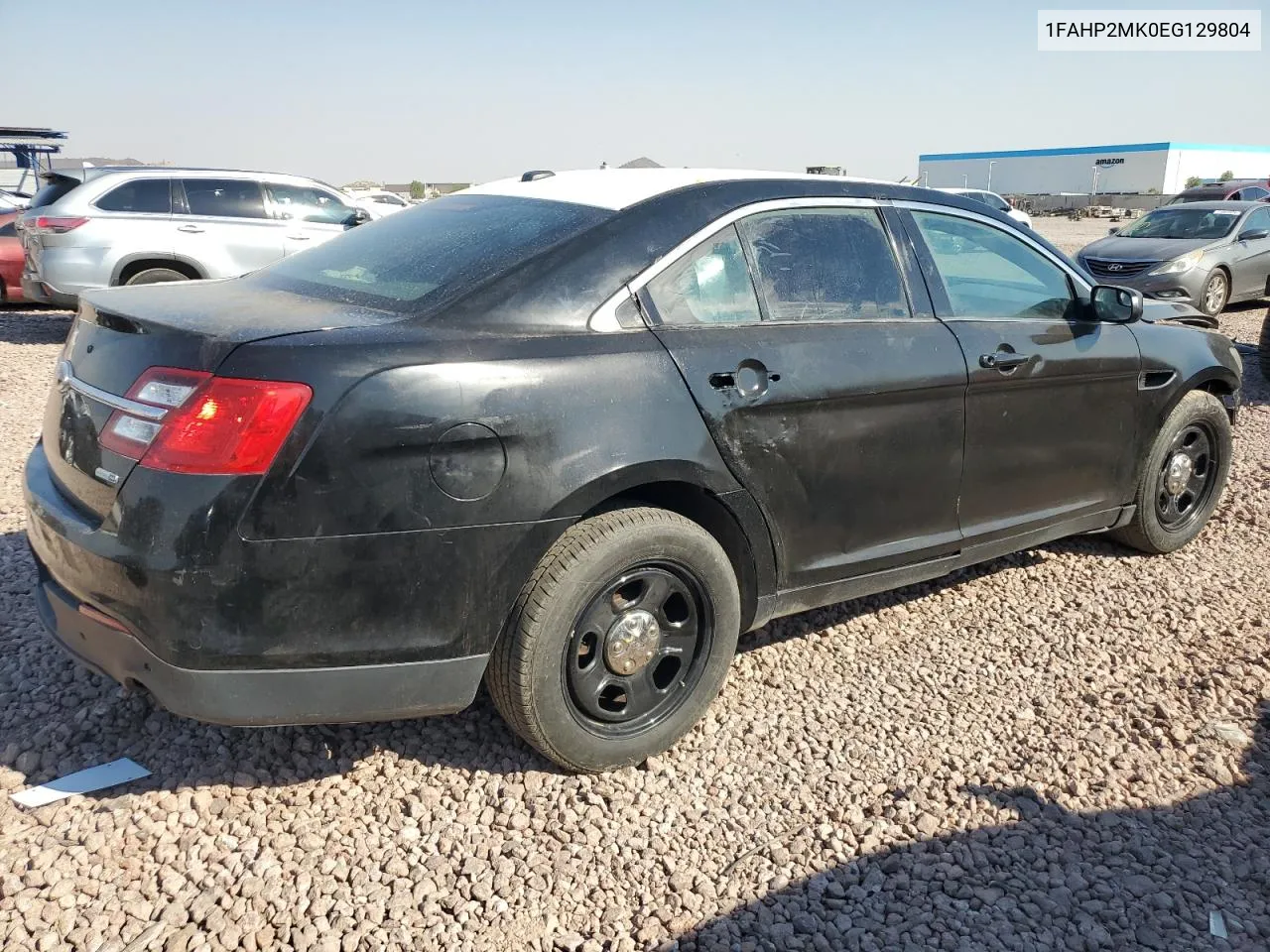 2014 Ford Taurus Police Interceptor VIN: 1FAHP2MK0EG129804 Lot: 70530764