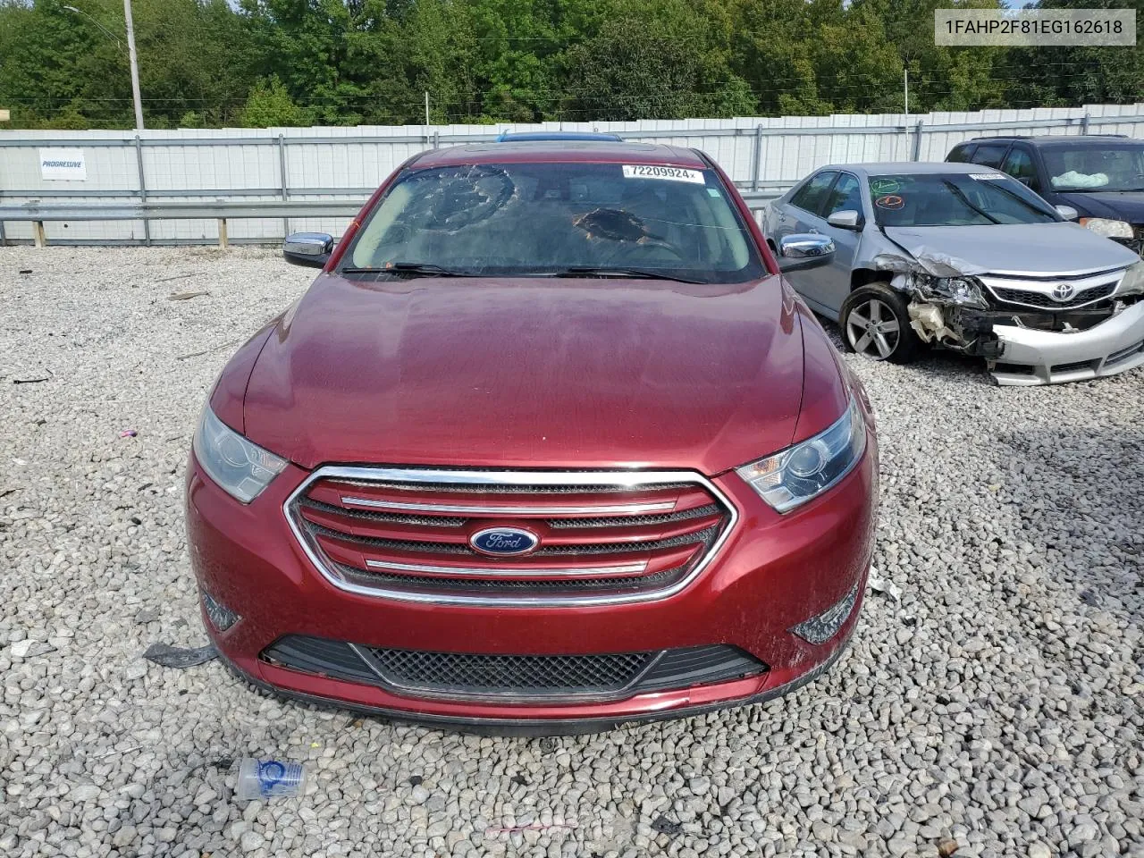 2014 Ford Taurus Limited VIN: 1FAHP2F81EG162618 Lot: 72209924