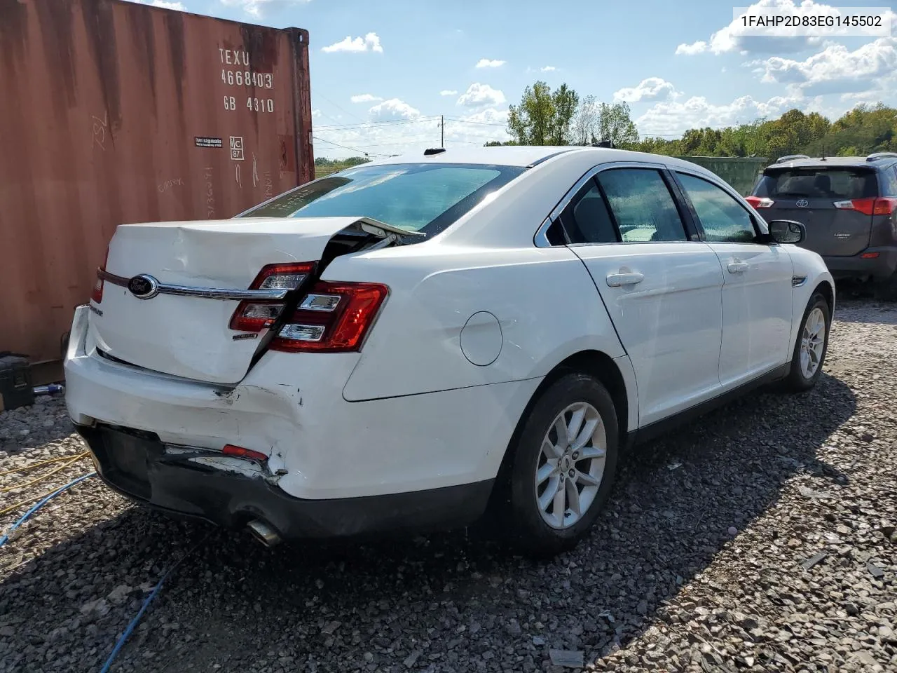 2014 Ford Taurus Se VIN: 1FAHP2D83EG145502 Lot: 72338174