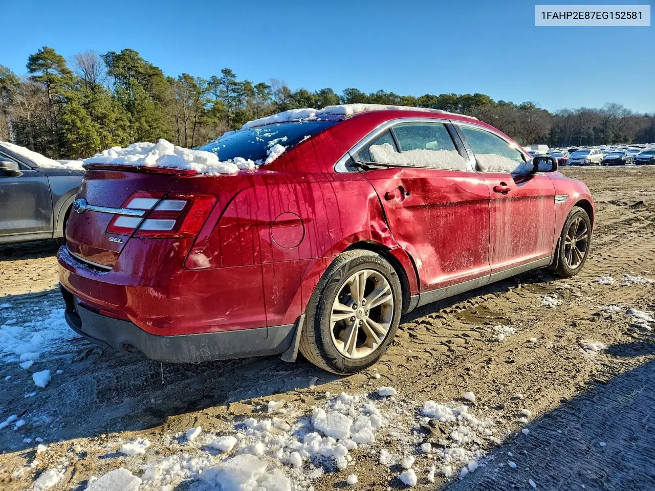 1FAHP2E87EG152581 2014 Ford Taurus Sel
