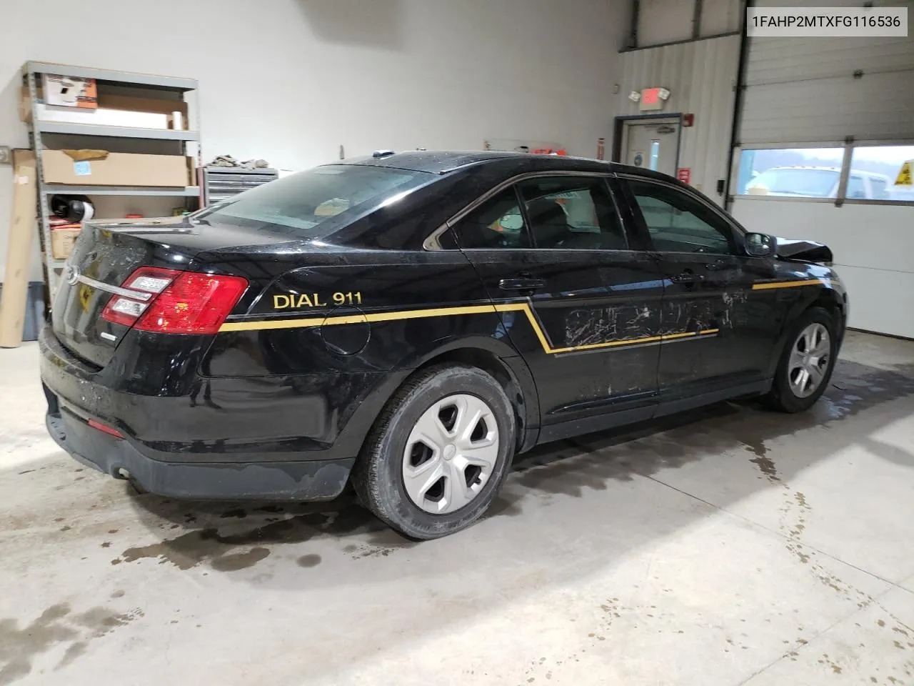 2015 Ford Taurus Police Interceptor VIN: 1FAHP2MTXFG116536 Lot: 48177634