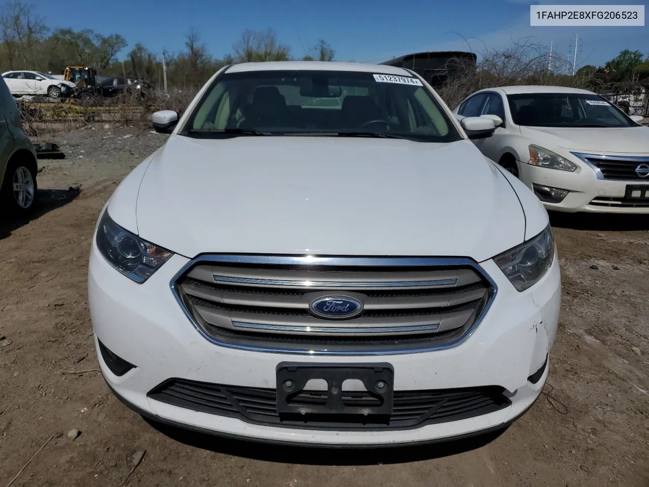 2015 Ford Taurus Sel VIN: 1FAHP2E8XFG206523 Lot: 51237974