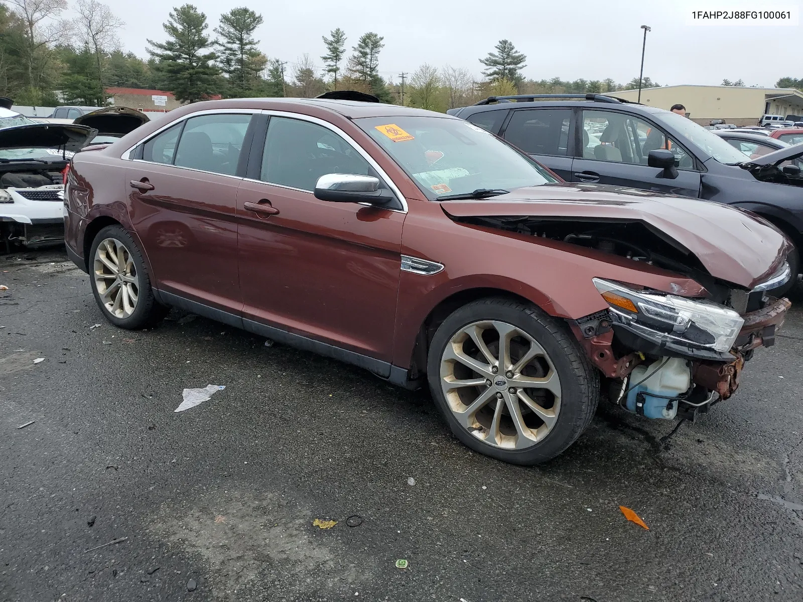 2015 Ford Taurus Limited VIN: 1FAHP2J88FG100061 Lot: 53442294