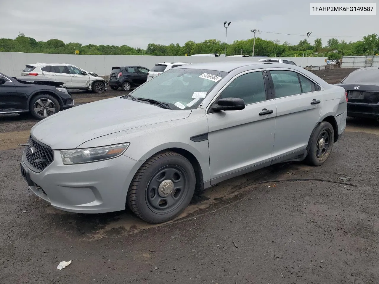 2015 Ford Taurus Police Interceptor VIN: 1FAHP2MK6FG149587 Lot: 54369964