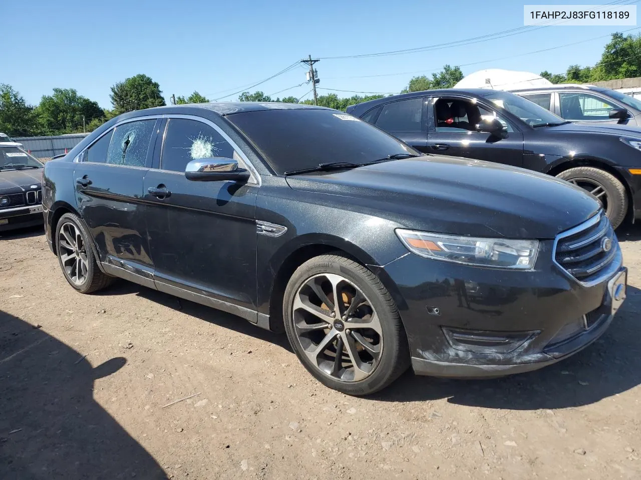 2015 Ford Taurus Limited VIN: 1FAHP2J83FG118189 Lot: 56811154