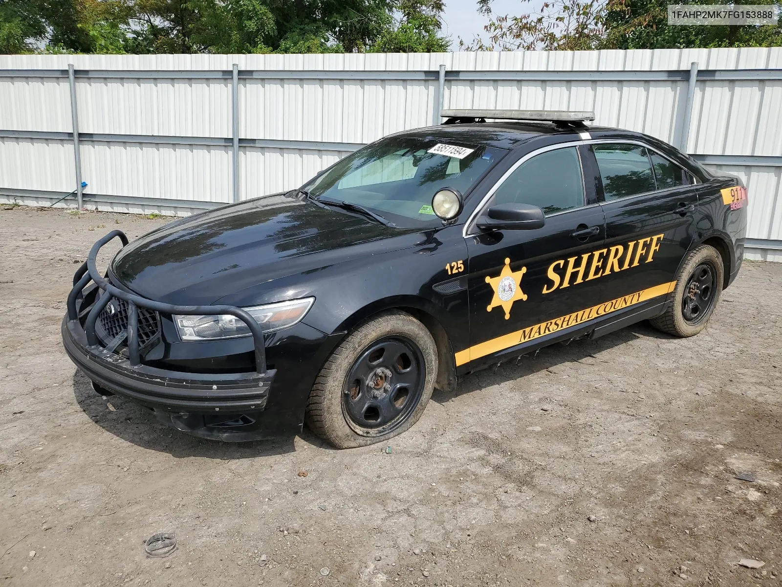 1FAHP2MK7FG153888 2015 Ford Taurus Police Interceptor