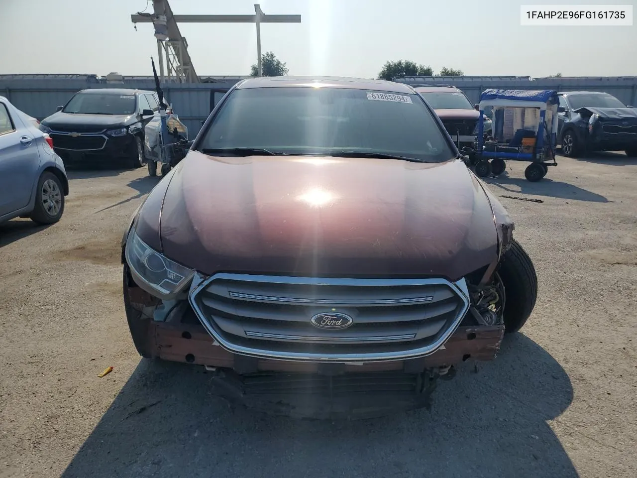 2015 Ford Taurus Sel VIN: 1FAHP2E96FG161735 Lot: 61865294