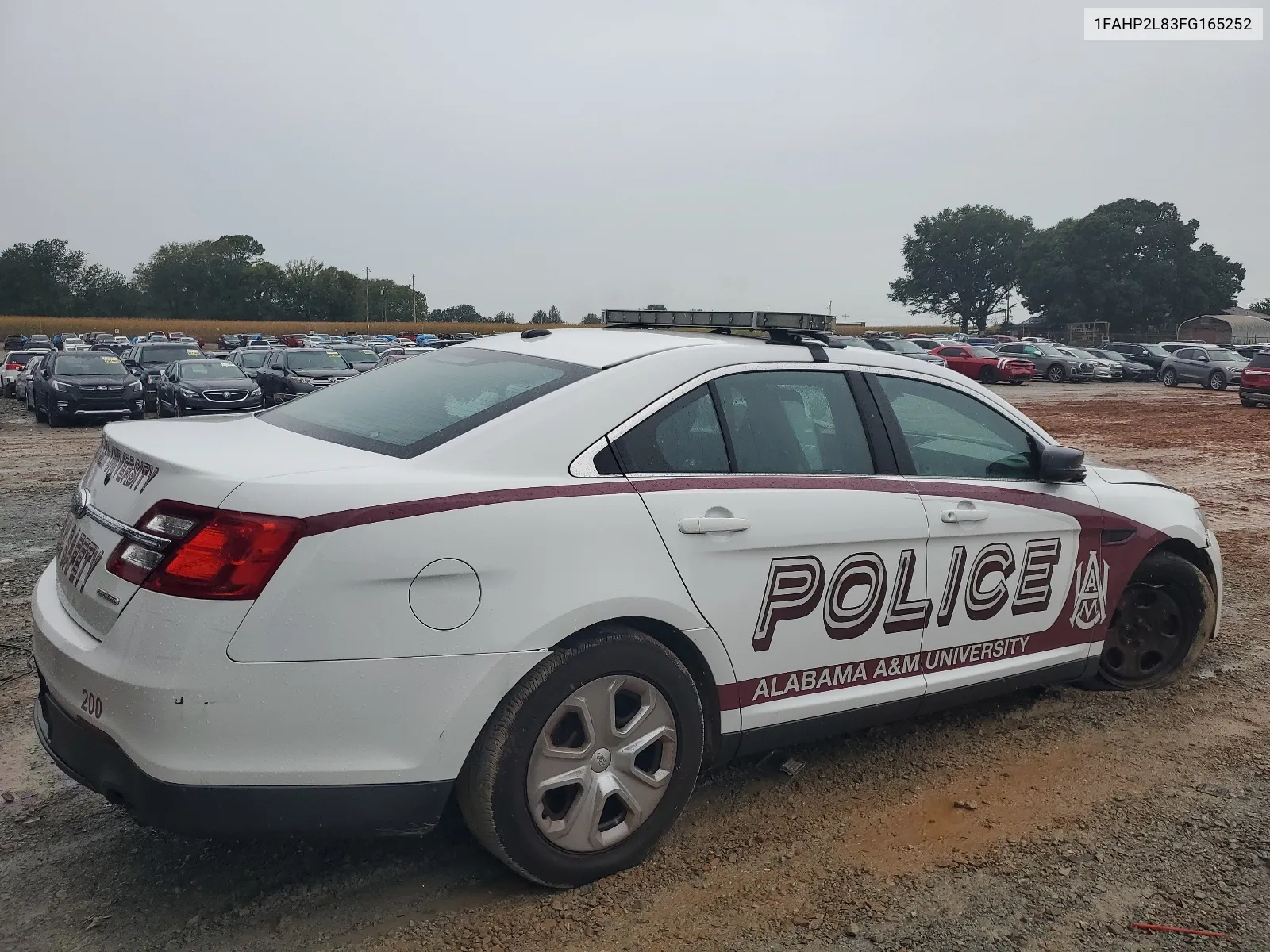 2015 Ford Taurus Police Interceptor VIN: 1FAHP2L83FG165252 Lot: 64587974