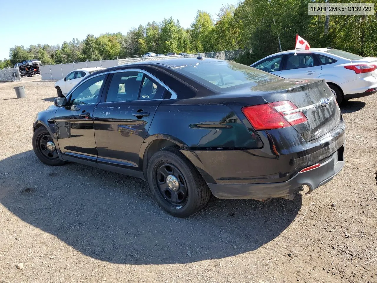 2015 Ford Taurus Police Interceptor VIN: 1FAHP2MK5FG139729 Lot: 64974094