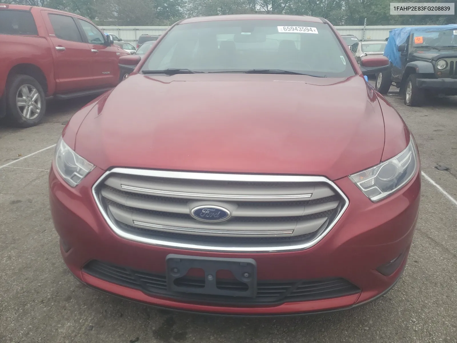 2015 Ford Taurus Sel VIN: 1FAHP2E83FG208839 Lot: 65943594