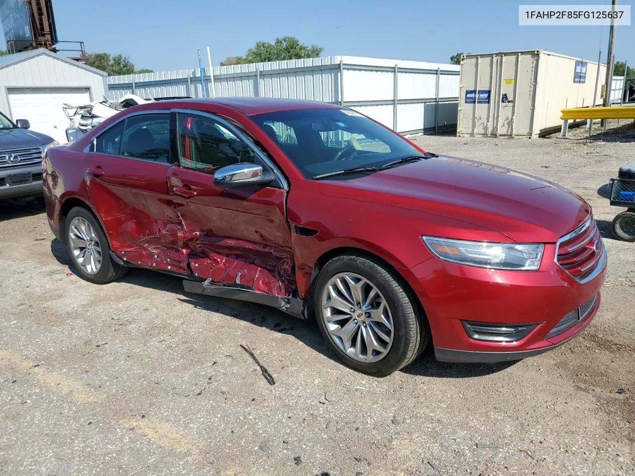 1FAHP2F85FG125637 2015 Ford Taurus Limited