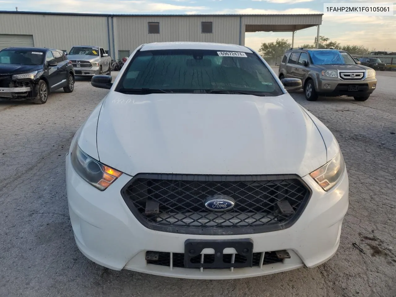 2015 Ford Taurus Police Interceptor VIN: 1FAHP2MK1FG105061 Lot: 69672474