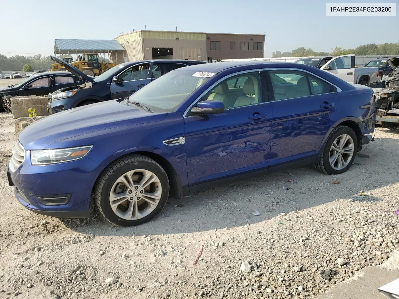 2015 Ford Taurus Sel VIN: 1FAHP2E84FG203200 Lot: 71080014