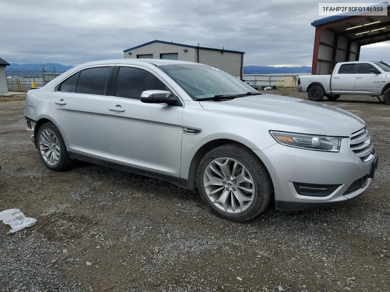 2015 Ford Taurus Limited VIN: 1FAHP2F80FG146959 Lot: 71492044