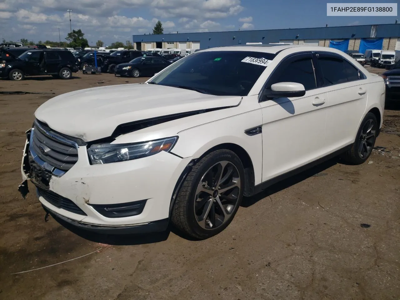 2015 Ford Taurus Sel VIN: 1FAHP2E89FG138800 Lot: 71830994