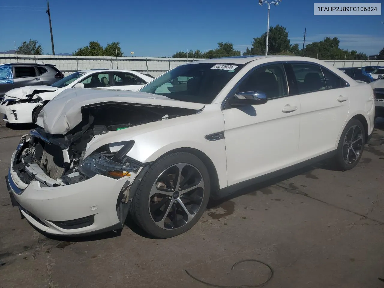 2015 Ford Taurus Limited VIN: 1FAHP2J89FG106824 Lot: 72015094