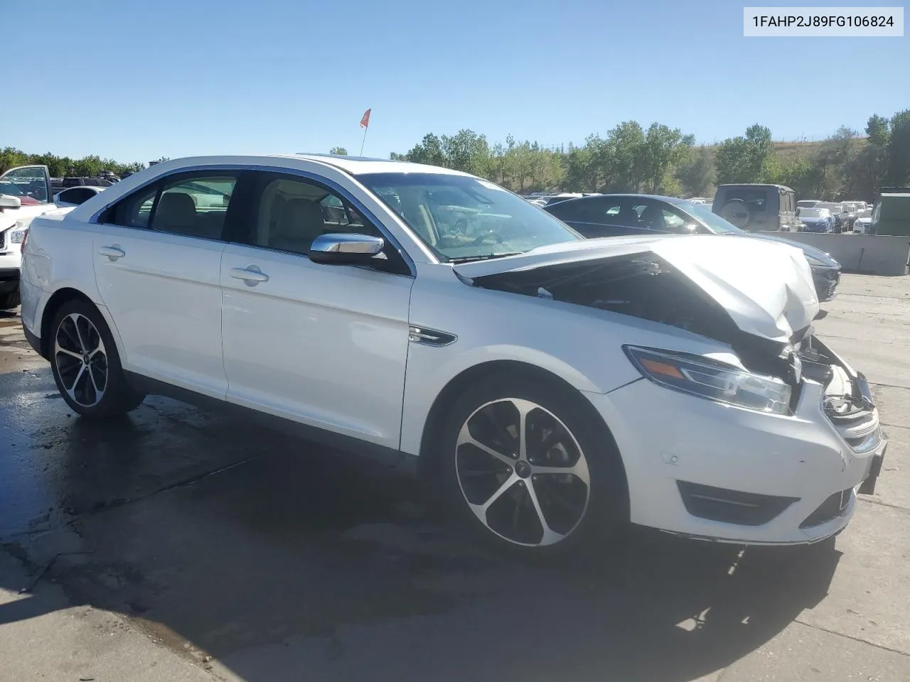 2015 Ford Taurus Limited VIN: 1FAHP2J89FG106824 Lot: 72015094