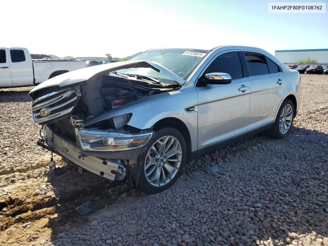 2015 Ford Taurus Limited VIN: 1FAHP2F80FG108762 Lot: 72246214