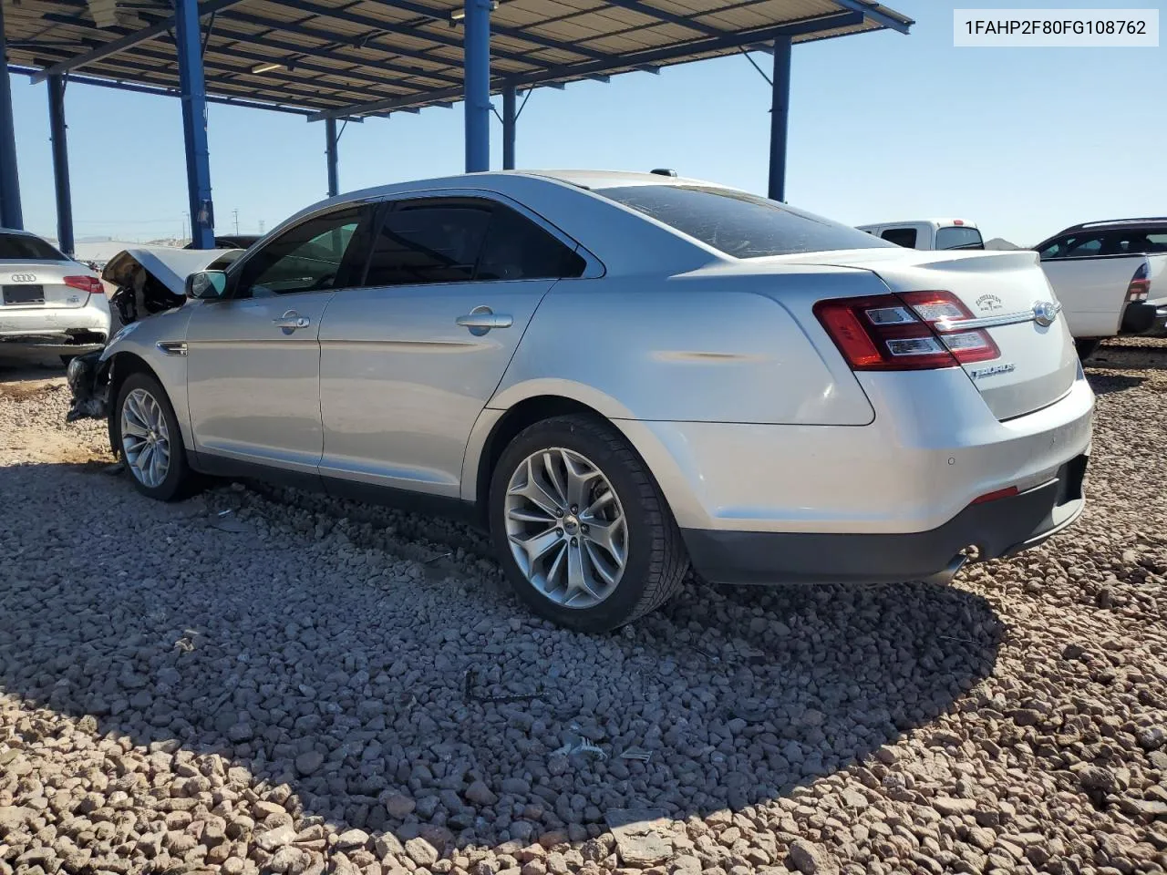 2015 Ford Taurus Limited VIN: 1FAHP2F80FG108762 Lot: 72246214