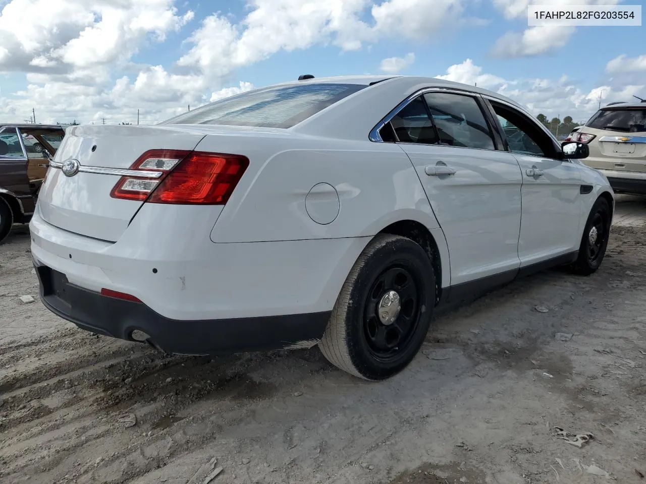 1FAHP2L82FG203554 2015 Ford Taurus Police Interceptor