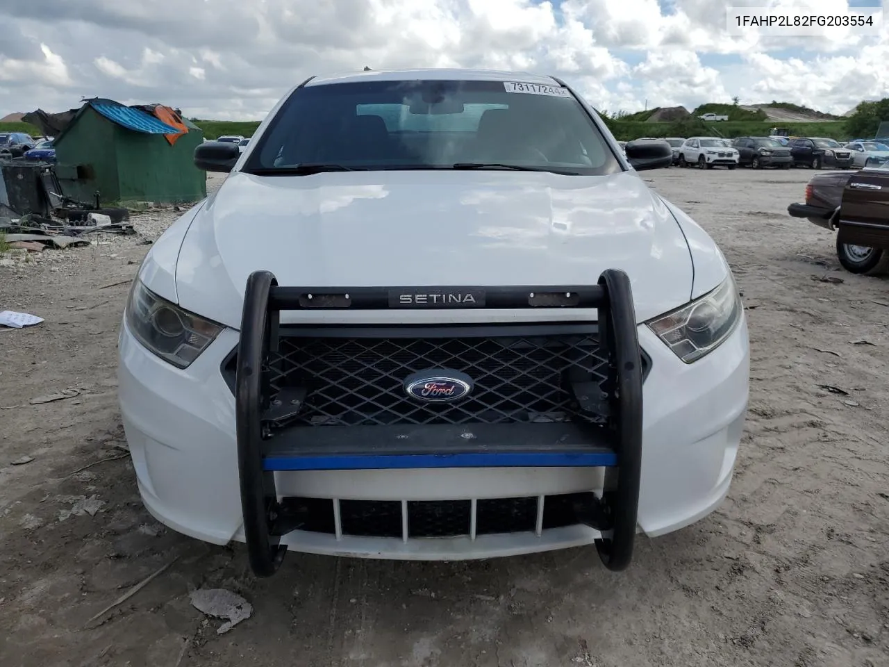 2015 Ford Taurus Police Interceptor VIN: 1FAHP2L82FG203554 Lot: 73117244